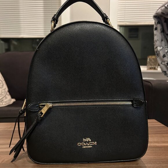 Coach Jordyn Backpack Black Leather - Picture 2 of 6